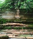 Bamboo poles, Ubud, Bali Royalty Free Stock Photo