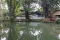 Bamboo pond of Du Fu thatched cottage park, adobe rgb
