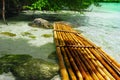 Bamboo raft