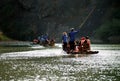 Bamboo Raft Touring Royalty Free Stock Photo