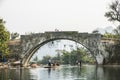 Bamboo rafting along Yulong River during the winter season with beauty of the landscape is a popular activity in Guilin. Royalty Free Stock Photo