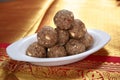 Bamboo rice Laddu/ Bamboo rice confectionery/Moongil rice laddu Royalty Free Stock Photo