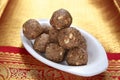 Bamboo rice Laddu/ Bamboo rice confectionery/Moongil rice laddu