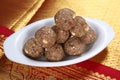 Bamboo rice Laddu/ Bamboo rice confectionery/Moongil rice laddu Royalty Free Stock Photo