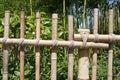 Bamboo rustic fence Royalty Free Stock Photo