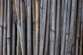 Bamboo rustic Old Fence, Texture, Wall, Background with Copy space Royalty Free Stock Photo