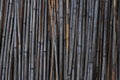 Bamboo rustic Old Fence, Texture, Wall, Background with Copy space