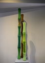 Bamboo sculpture by glass master Antoine Pierini, Antibes, France