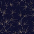 Bamboo seamless patterm, great design for any design. Seamless floral pattern. Japanese style texture for your botanical