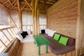 Bamboo sitting area Royalty Free Stock Photo