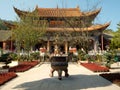 Bamboo temple at Kunming, China