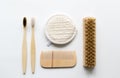 Bamboo toothbrushes, wood hairbrush, face wash, natural bristle brush.