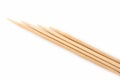 Bamboo toothpicks isolated Royalty Free Stock Photo