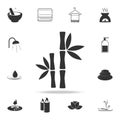 Bamboo tree icon. Detailed set of SPA icons. Premium quality graphic design. One of the collection icons for websites, web design,