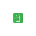 bamboo tree icon Royalty Free Stock Photo