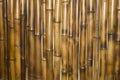 Bamboo wall as background