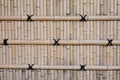 A bamboo wall at the castle in Kyoto, Japan Royalty Free Stock Photo