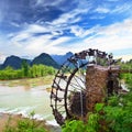 Bamboo water wheel