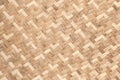 Bamboo weave wood texture pattern background from handmade crafts basket Royalty Free Stock Photo