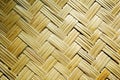 Bamboo weave wood texture pattern background from handmade crafts basket Royalty Free Stock Photo