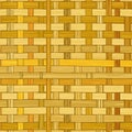 Bamboo weaving pattern featuring an intricate design of interlaced horizontal and Royalty Free Stock Photo