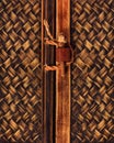 Bamboo wicker door background