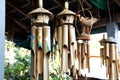 Bamboo wind chime Royalty Free Stock Photo