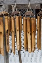 Bamboo wind chimes Royalty Free Stock Photo