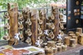 Bamboo wine vessels