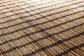 Bamboo wood mat background texture Royalty Free Stock Photo