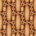 Bamboo wood weaving pattern, natural wicker texture surface theme concept