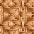 Bamboo wood weaving pattern, natural wicker texture surface theme concept