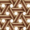 Bamboo wood weaving pattern, natural wicker texture surface theme concept