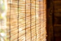 Bamboo wooden roll windows sun shade