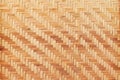 Bamboo wooden weave texture background Royalty Free Stock Photo