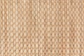 Bamboo woven beige mat handmade background. Royalty Free Stock Photo