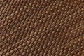 Bamboo woven brown mat handmade background. Royalty Free Stock Photo