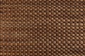 Bamboo woven brown mat handmade background. Royalty Free Stock Photo