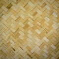 Bamboo woven pattern background Royalty Free Stock Photo