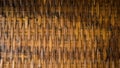 A bamboo woven wall texture traditional handmade with old rustic weathered Royalty Free Stock Photo