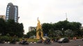 The Bambu Runcing monument spiky bamboo in the city of Surabaya