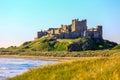 Bamburgh Castle, North East Coast of England Royalty Free Stock Photo