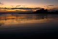 Bamburgh Castle on the northeast coast of England Royalty Free Stock Photo