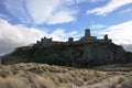 Bamburgh Castle In Northumberland across the dunes Royalty Free Stock Photo