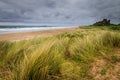 Bamburgh Castle on the Northumberland coast. Royalty Free Stock Photo