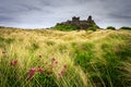 Bamburgh Castle on the Northumberland coast. Royalty Free Stock Photo