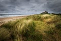 Bamburgh Castle on the Northumberland coast. Royalty Free Stock Photo