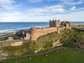 Bamburgh Castle - Northumberland - England Royalty Free Stock Photo