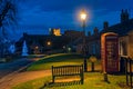 Bamburgh, Northumberland, England, UK, at dusk Royalty Free Stock Photo