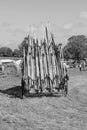 Bamford hay loader Royalty Free Stock Photo